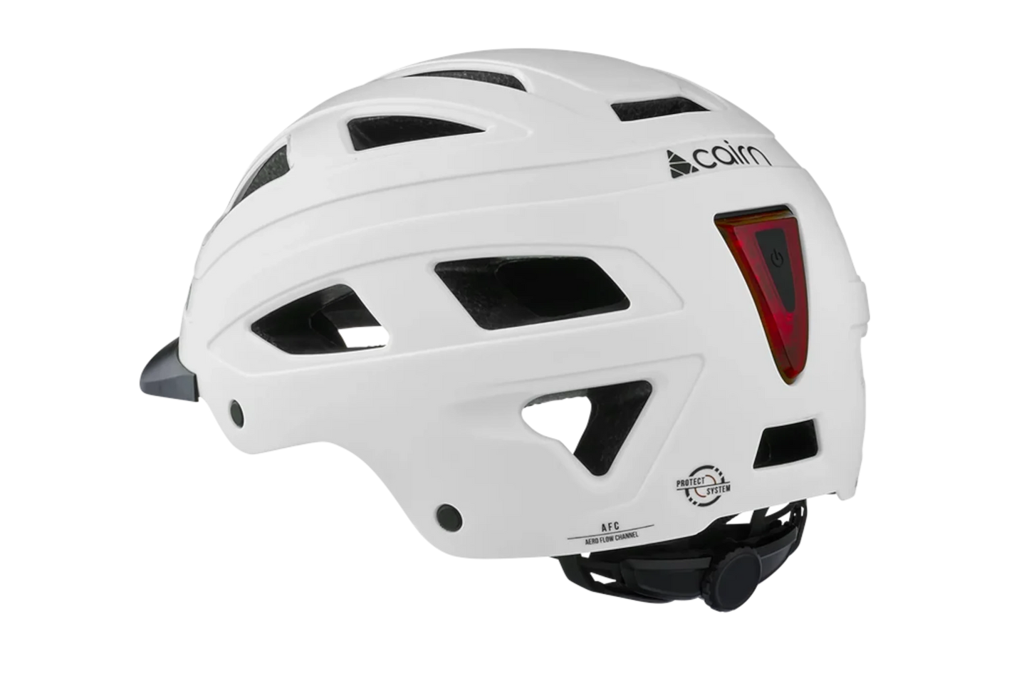 Casque Urbain Cairn Clarke Mat White - L