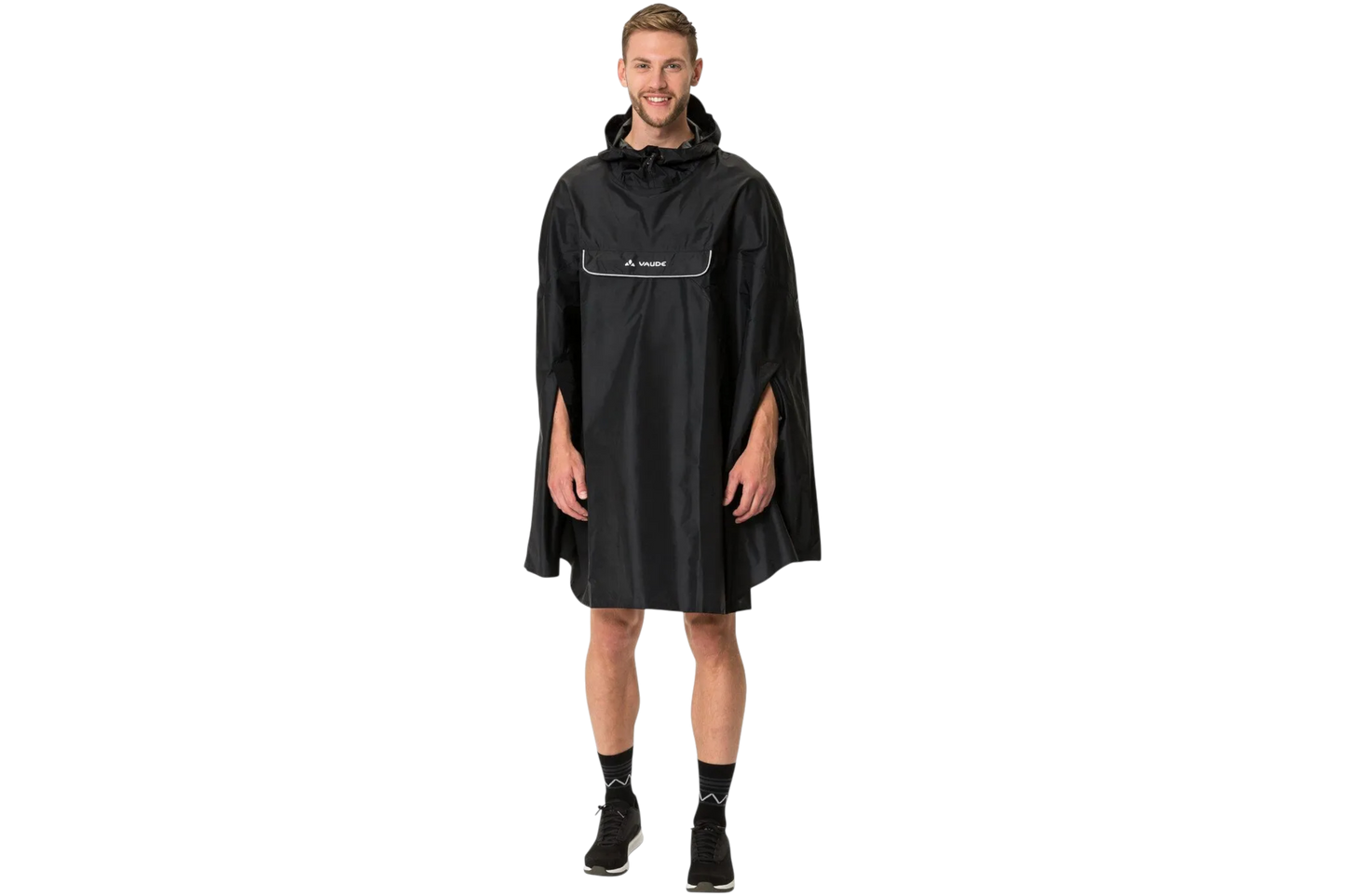 Poncho Vaude Valdipino Black - M