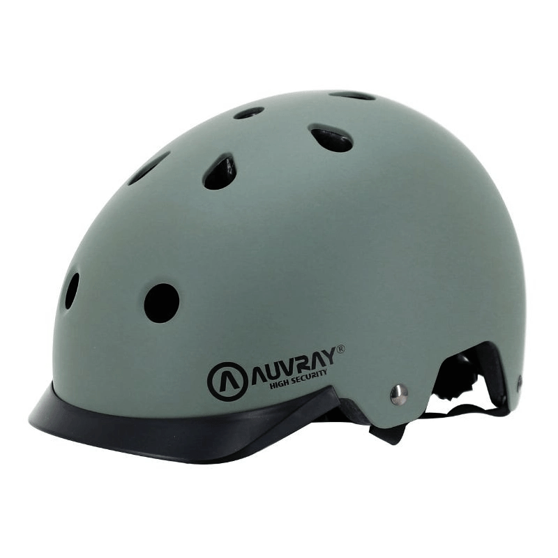 Casque Auvray Velo Urban Kaki - L - Loop Sports