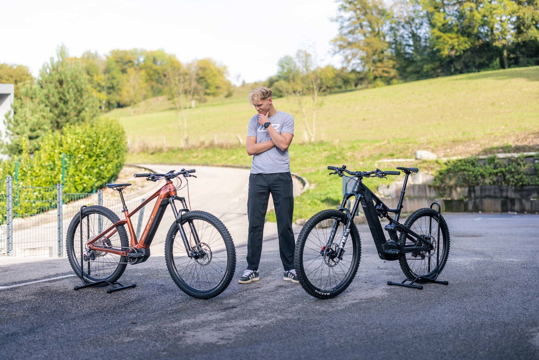 VTT électrique : faut-il choisir un tout suspendu ou un semi-rigide ? - Loop Sports