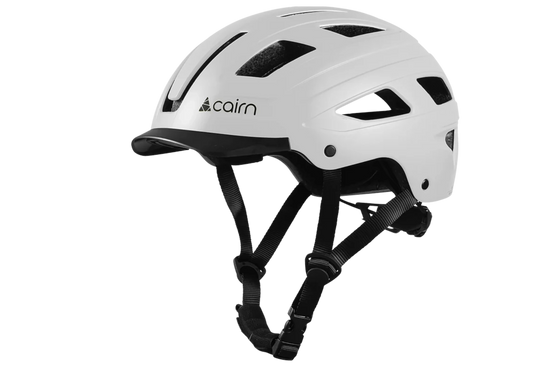 Casque Urbain Cairn Clarke Mat White - L