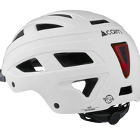 Casque Urbain Cairn Clarke Mat White - L