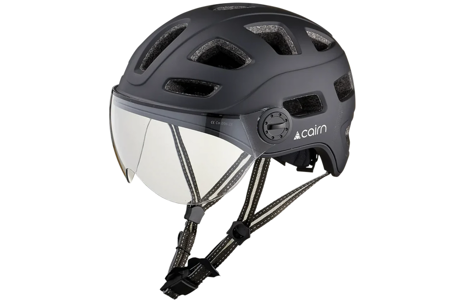 Casque Urbain Cairn Quartz Visor Mat Black Gold - M
