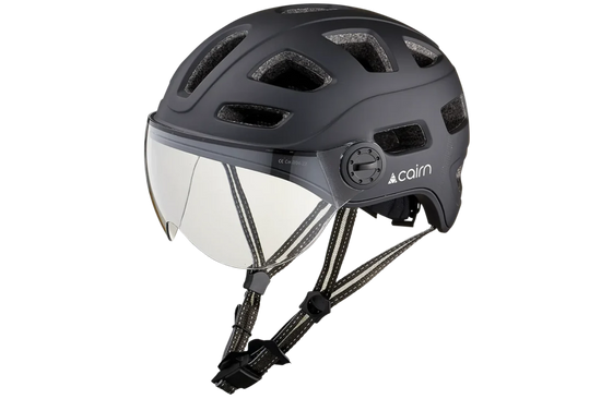 Casque Urbain Cairn Quartz Visor Mat Black Gold - M