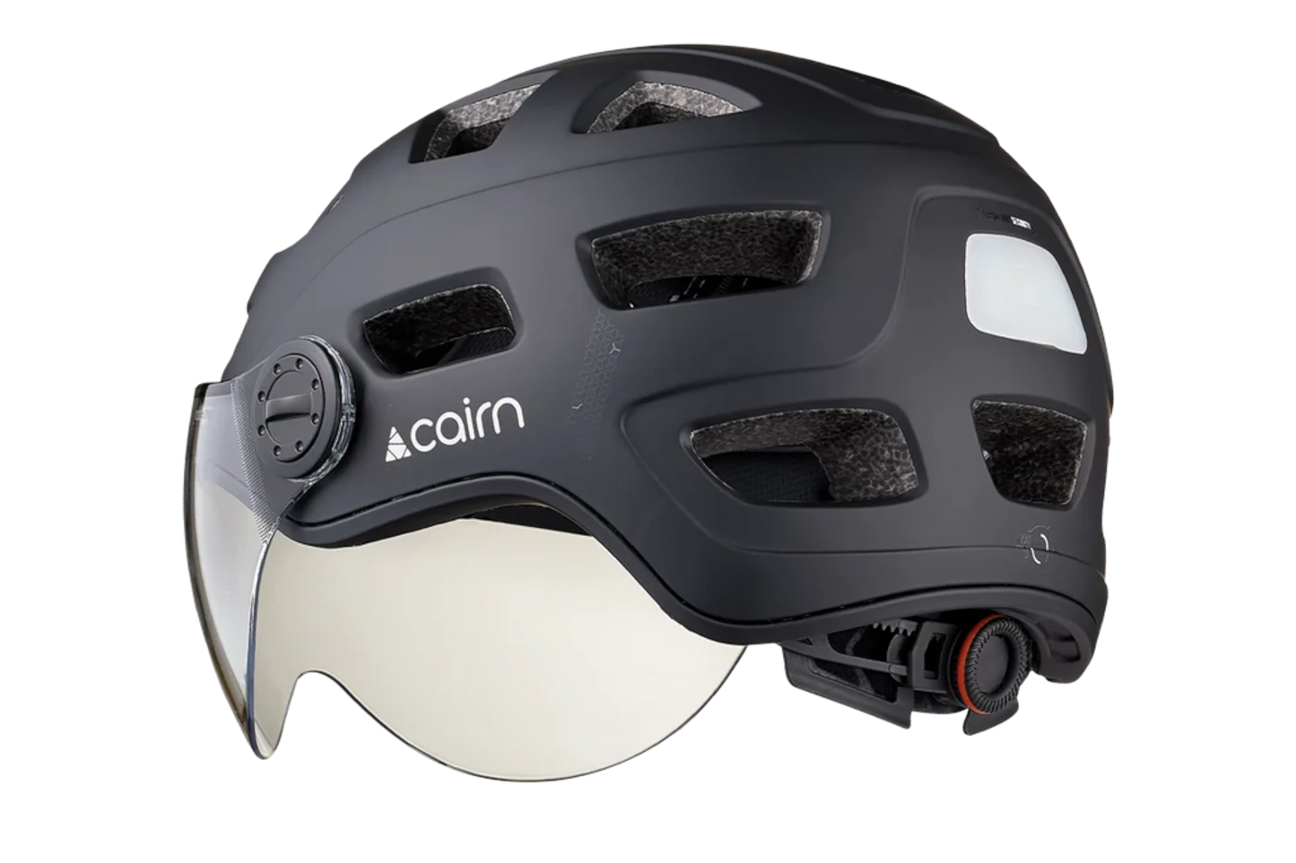 Casque Urbain Cairn Quartz Visor Mat Black Gold - M
