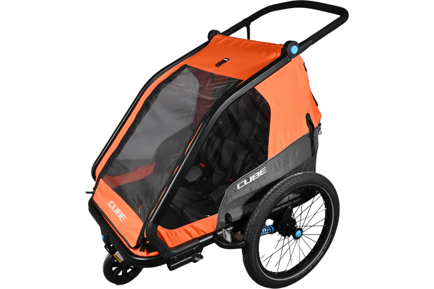 Remorque Vélo Cube Double CMPT | 2 Places