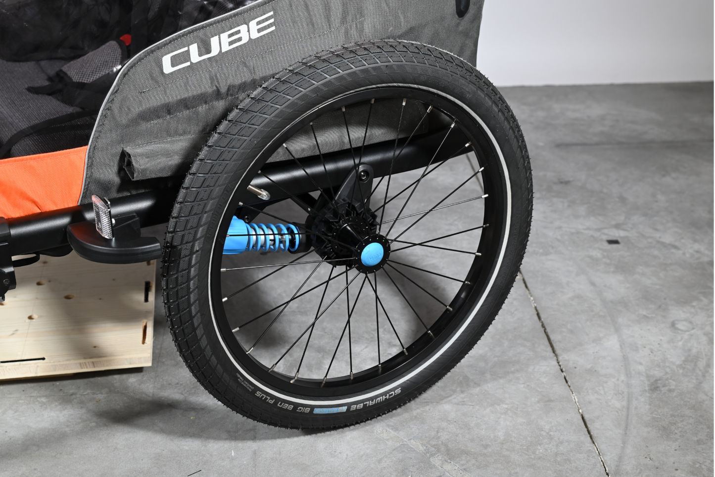 Remorque Vélo Cube Double CMPT | 2 Places