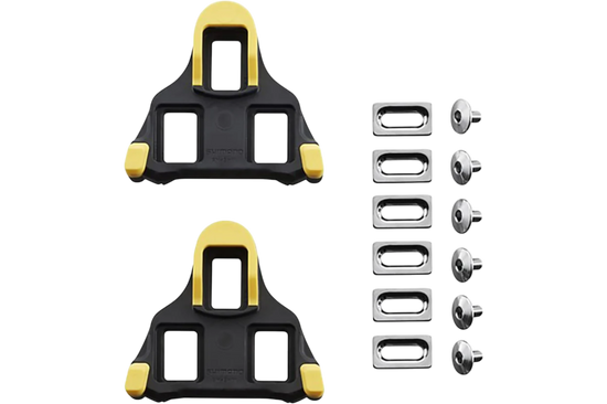 Paire Cales Route Shimano Jaune SM-SH11