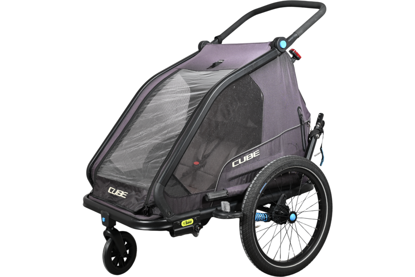 Remorque Vélo Cube Double CMPT | 2 Places