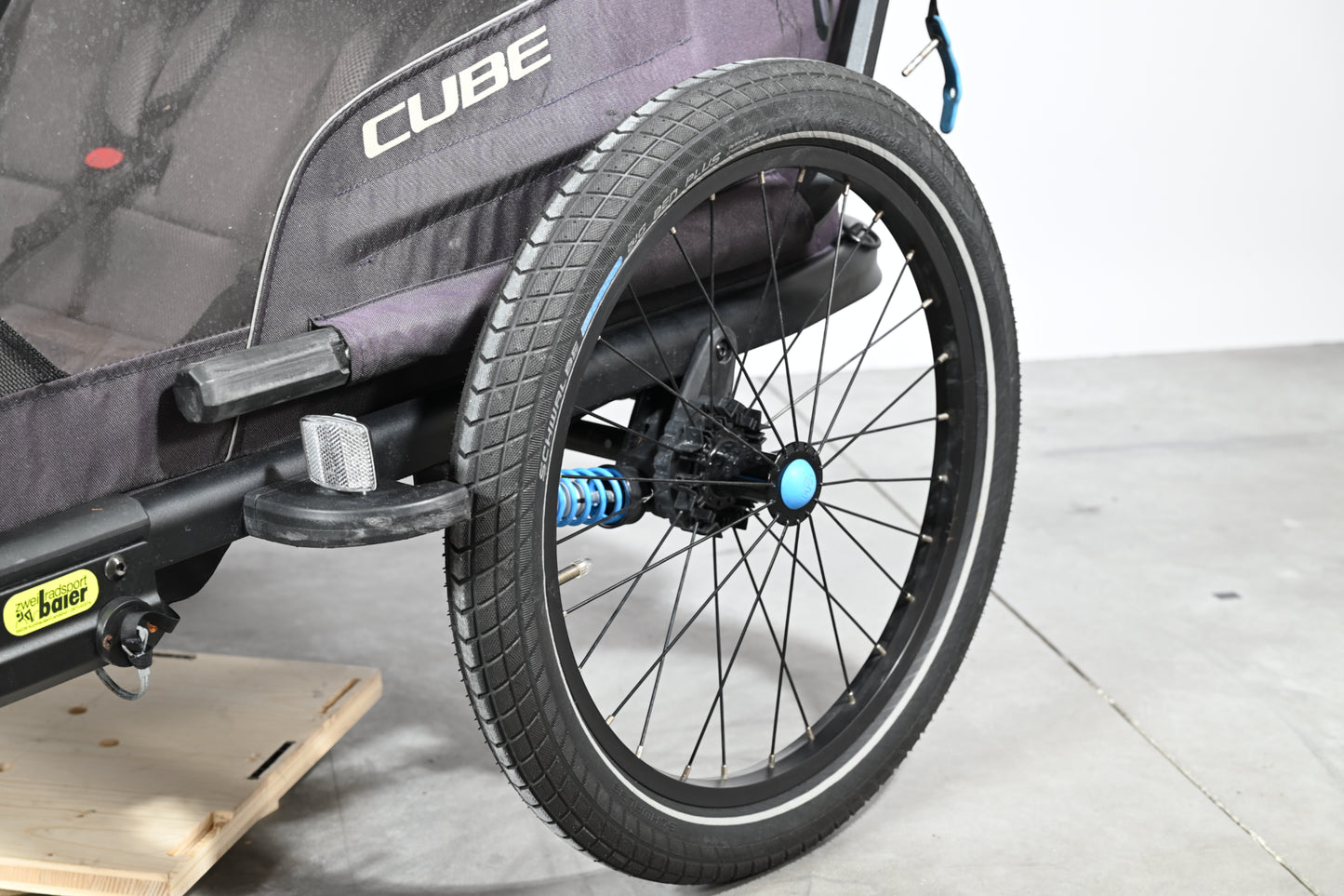 Remorque Vélo Cube Double CMPT | 2 Places