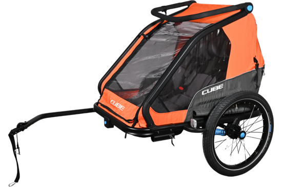 Remorque Vélo Cube Double CMPT | 2 Places
