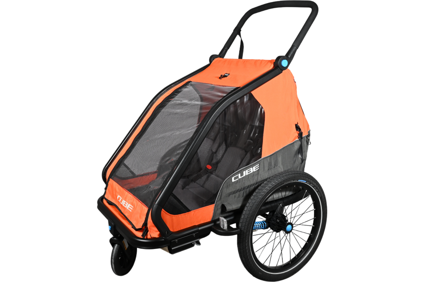 Remorque Vélo Cube Double CMPT | 2 Places