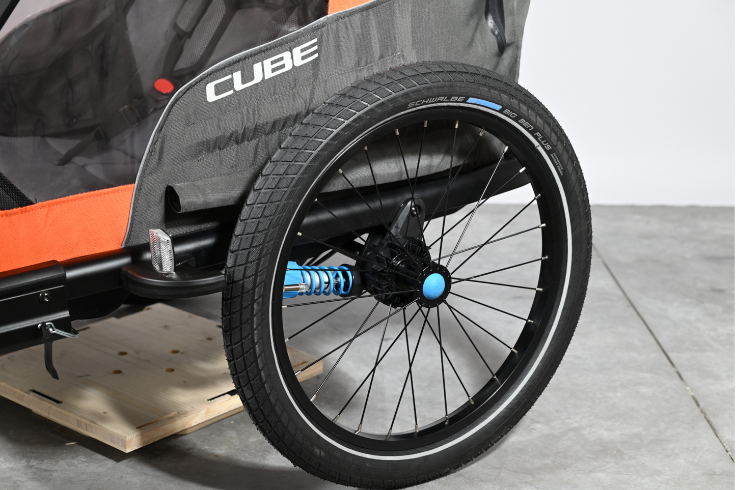 Remorque Vélo Cube Double CMPT | 2 Places