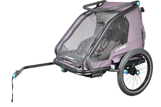 Remorque Vélo Cube Double CMPT | 2 Places