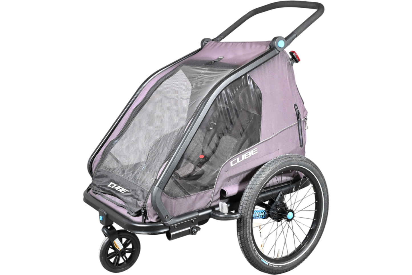 Remorque Vélo Cube Double CMPT | 2 Places