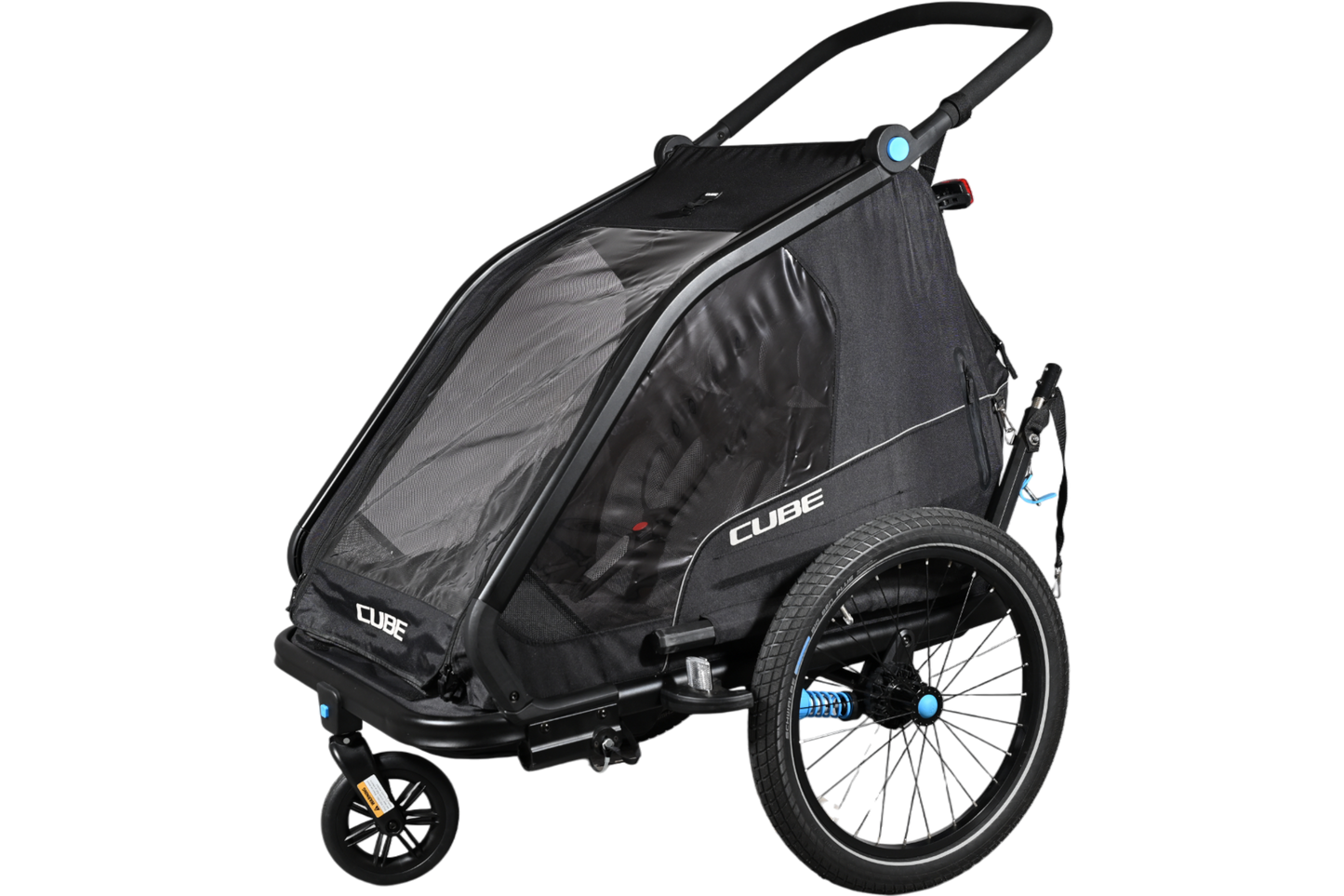 Remorque Vélo Cube Double CMPT | 2 Places