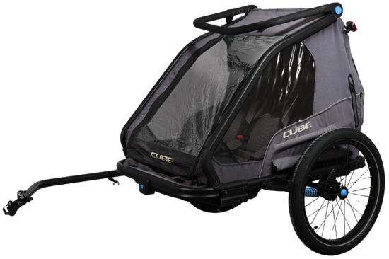 Remorque Vélo Cube Double CMPT | 2 Places