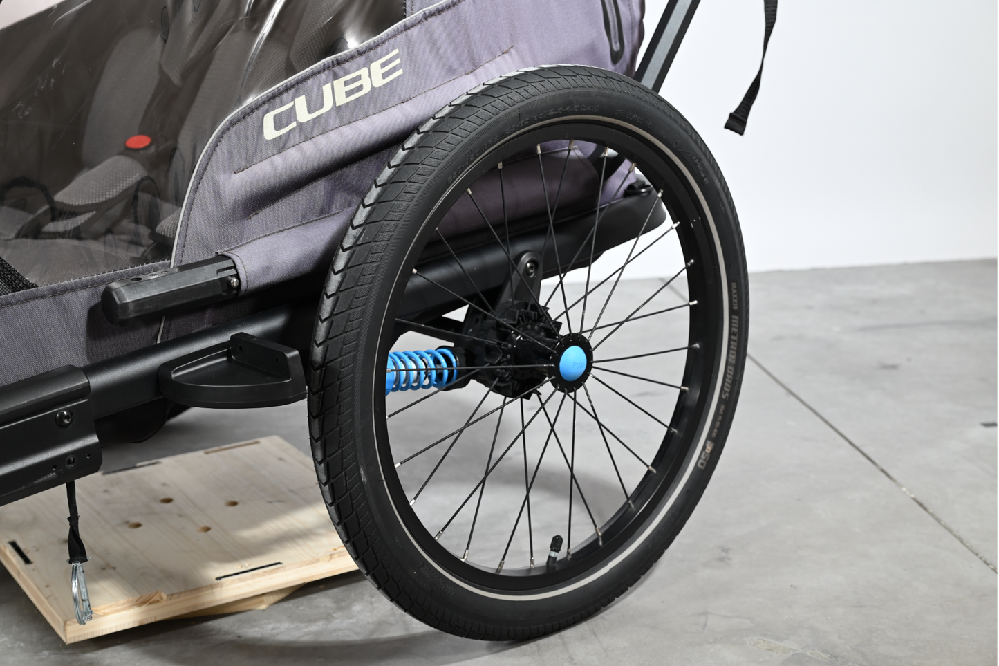 Remorque Vélo Cube Double CMPT | 2 Places