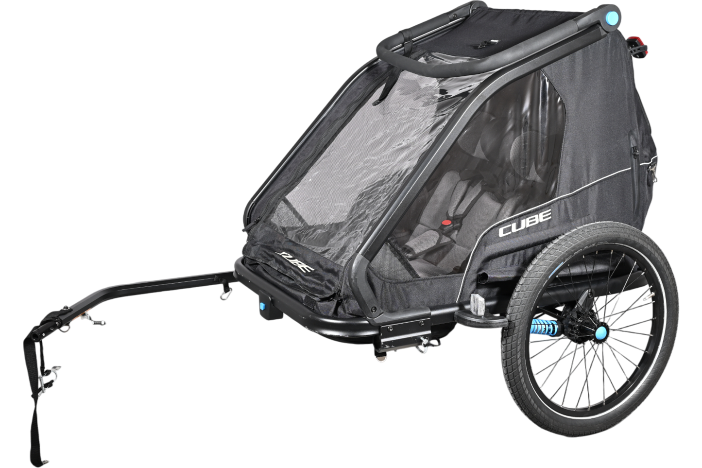Remorque Vélo Cube Double CMPT | 2 Places