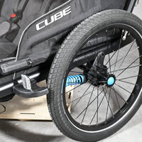 Remorque Vélo Cube Double CMPT | 2 Places