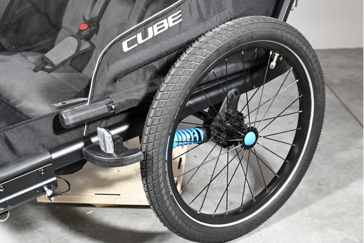 Remorque Vélo Cube Double CMPT | 2 Places