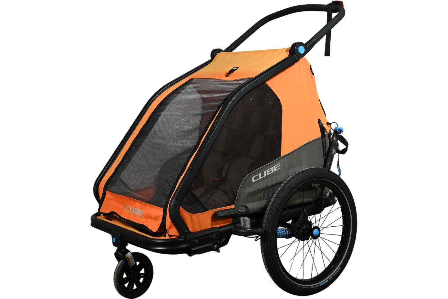 Remorque Vélo Cube Double CMPT | 2 Places
