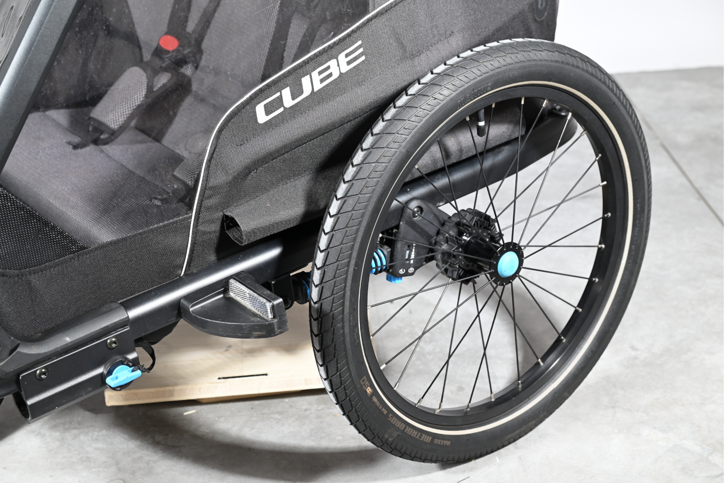 Remorque Vélo Cube Double CMPT | 2 Places