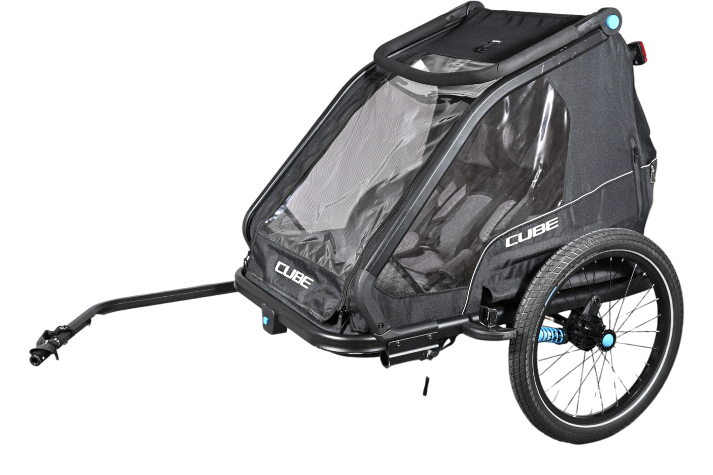 Remorque Vélo Cube Double CMPT | 2 Places