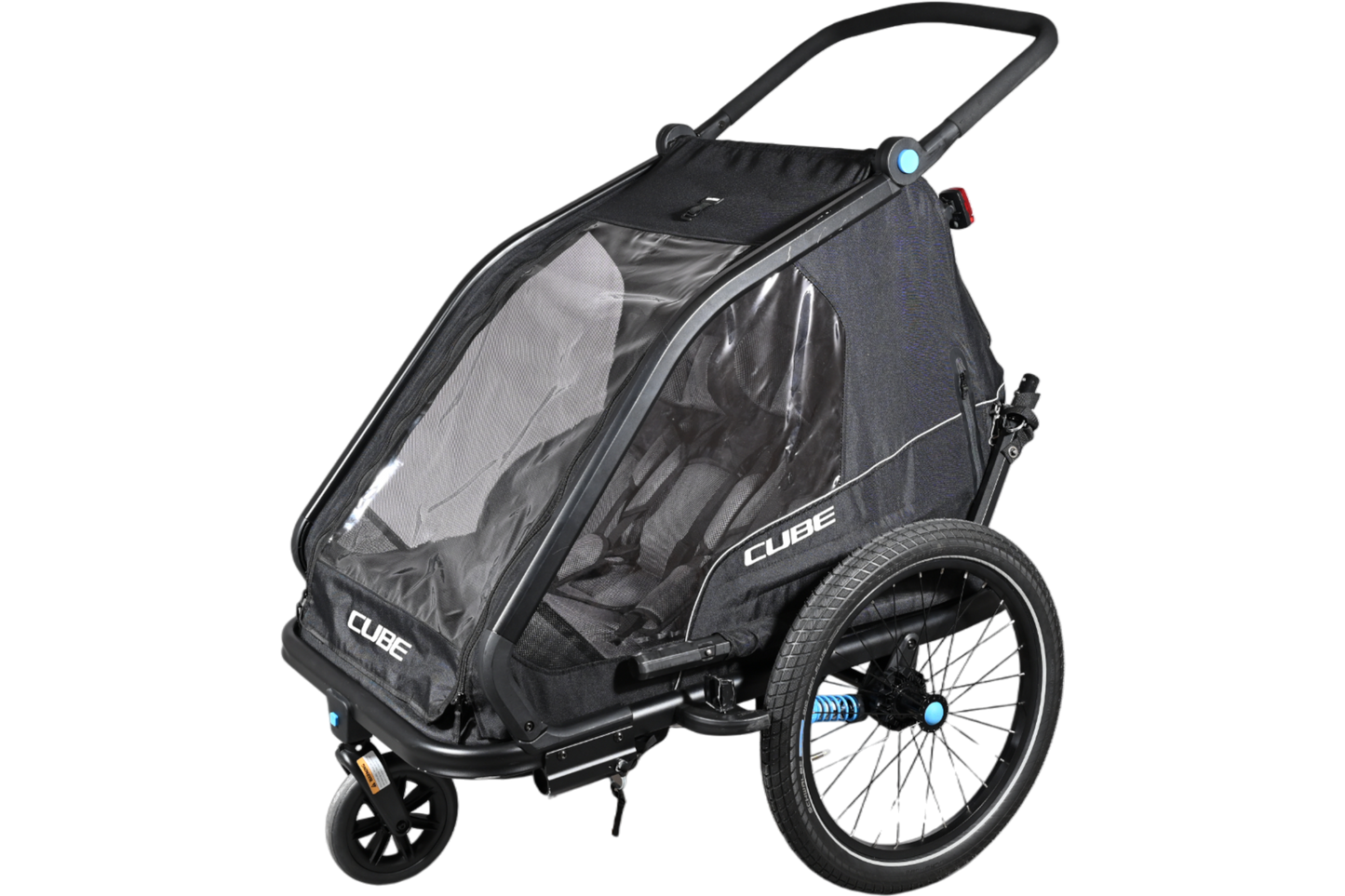 Remorque Vélo Cube Double CMPT | 2 Places