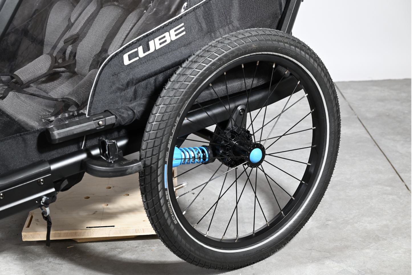 Remorque Vélo Cube Double CMPT | 2 Places