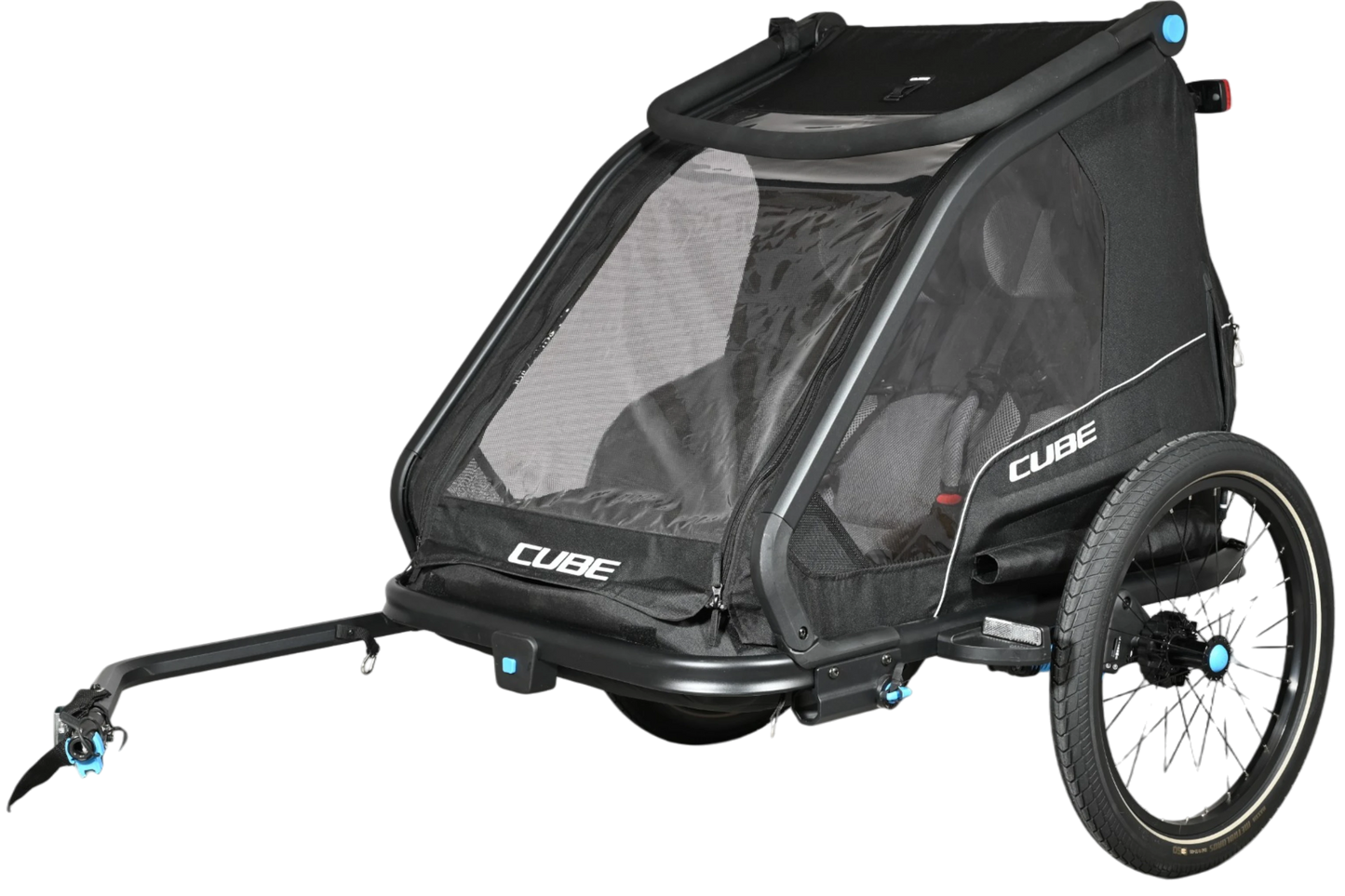 Remorque Vélo Cube Double CMPT | 2 Places