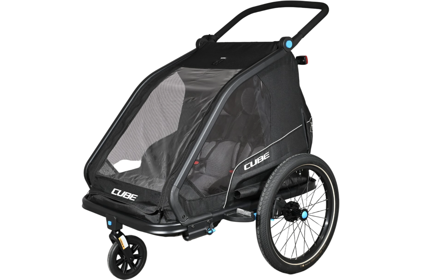 Remorque Vélo Cube Double CMPT | 2 Places