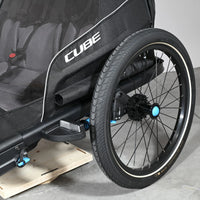 Remorque Vélo Cube Double CMPT | 2 Places