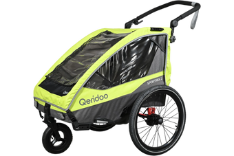 Remorque Vélo Qeridoo Sportrex | 2 Places
