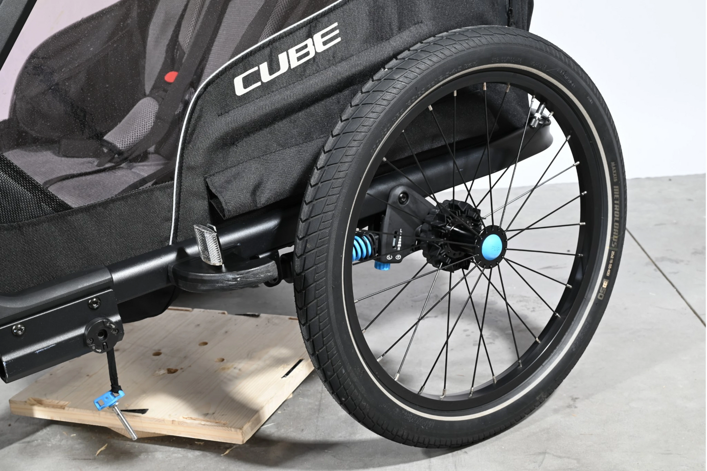 Remorque Vélo Cube Double CMPT | 2 Places
