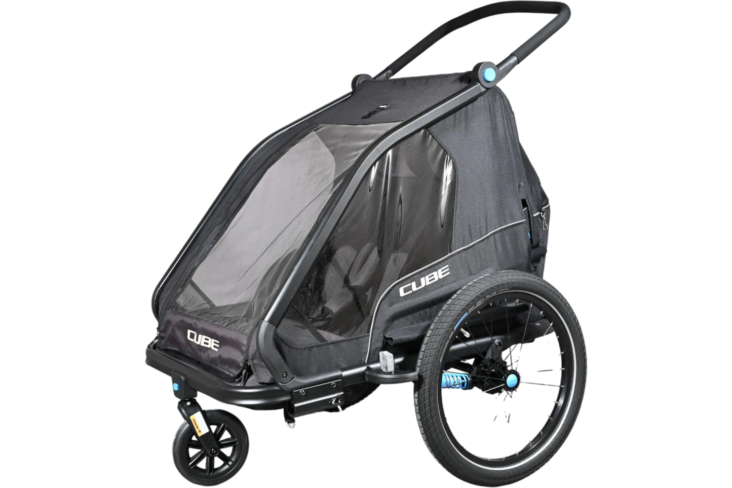 Remorque Vélo Cube Double CMPT | 2 Places