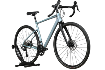 Vélo gravel Cannondale Topstone LTD 2023 bleu clair avec cadre en aluminium et fourche noire chez Loop Sports