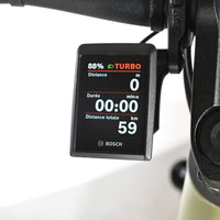 Écran de contrôle Bosch Kiox 300 sur un vélo électrique Cube Reaction Hybrid Race 750 de Loop Sports