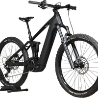 VTT électrique Loop Sports Cube Stereo Hybrid ONE44 EX 800 noir mat avec suspension intégrale et pneus tout-terrain