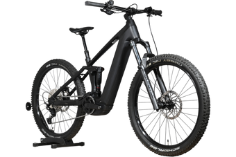 VTT électrique Loop Sports Cube Stereo Hybrid ONE44 EX 800 noir mat avec suspension intégrale et pneus tout-terrain