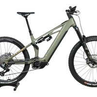 VTT électrique Loop Sports Cube Stereo Hybrid ONE77 HPC TM 800 vert olive avec suspension intégrale et pneus larges