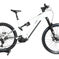 VTT électrique Loop Sports Cube Stereo Hybrid ONE77 HPC SLX 800 blanc avec suspension intégrale et cadre carbone
