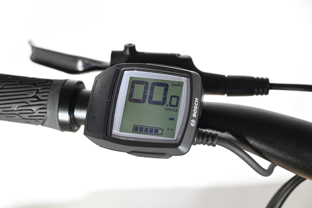 Écran de contrôle Bosch Purion sur le guidon du vélo électrique Loop Sports Scott Sub Active 20