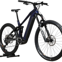 VTT électrique Haibike Allmtn 6 bleu marine de Loop Sports avec suspension RockShox et pneus Hutchinson
