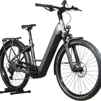 Vélo électrique Kalkhoff Endeavour 7.B Move+ gris de Loop Sports avec cadre ouvert et pneus Continental