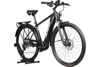 Vélo électrique Loop Sports KTM Power Sport 12 Plus noir mat avec porte-bagages et pneus tout-terrain
