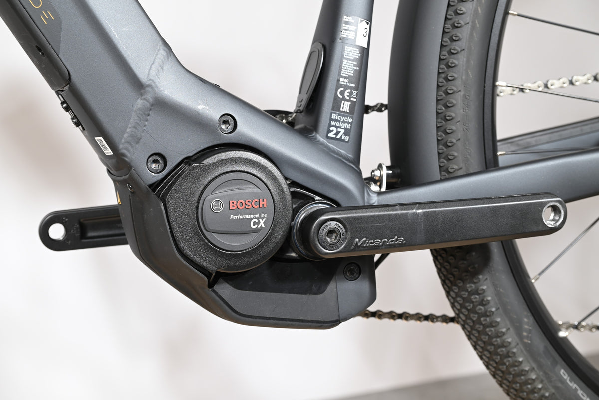 Moteur Bosch Performance Line CX sur vélo électrique Loop Sports Scott Axis Eride 10 gris
