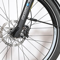 Roue avant de vélo électrique Loop Sports Raymon Tourray E 5.0 avec frein à disque hydraulique et fourche SR Suntour