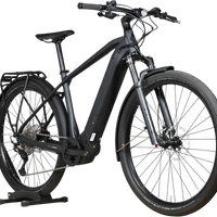 Vélo électrique Loop Sports Scott Axis Eride 10 noir mat avec porte-bagages et pneus tout-terrain