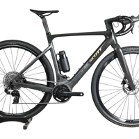Vélo électrique de gravel Scott Solace eRide 30 noir mat chez Loop Sports, cadre carbone, transmission performante
